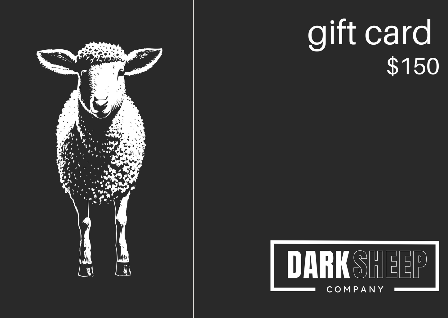 Dark Sheep Gift Card